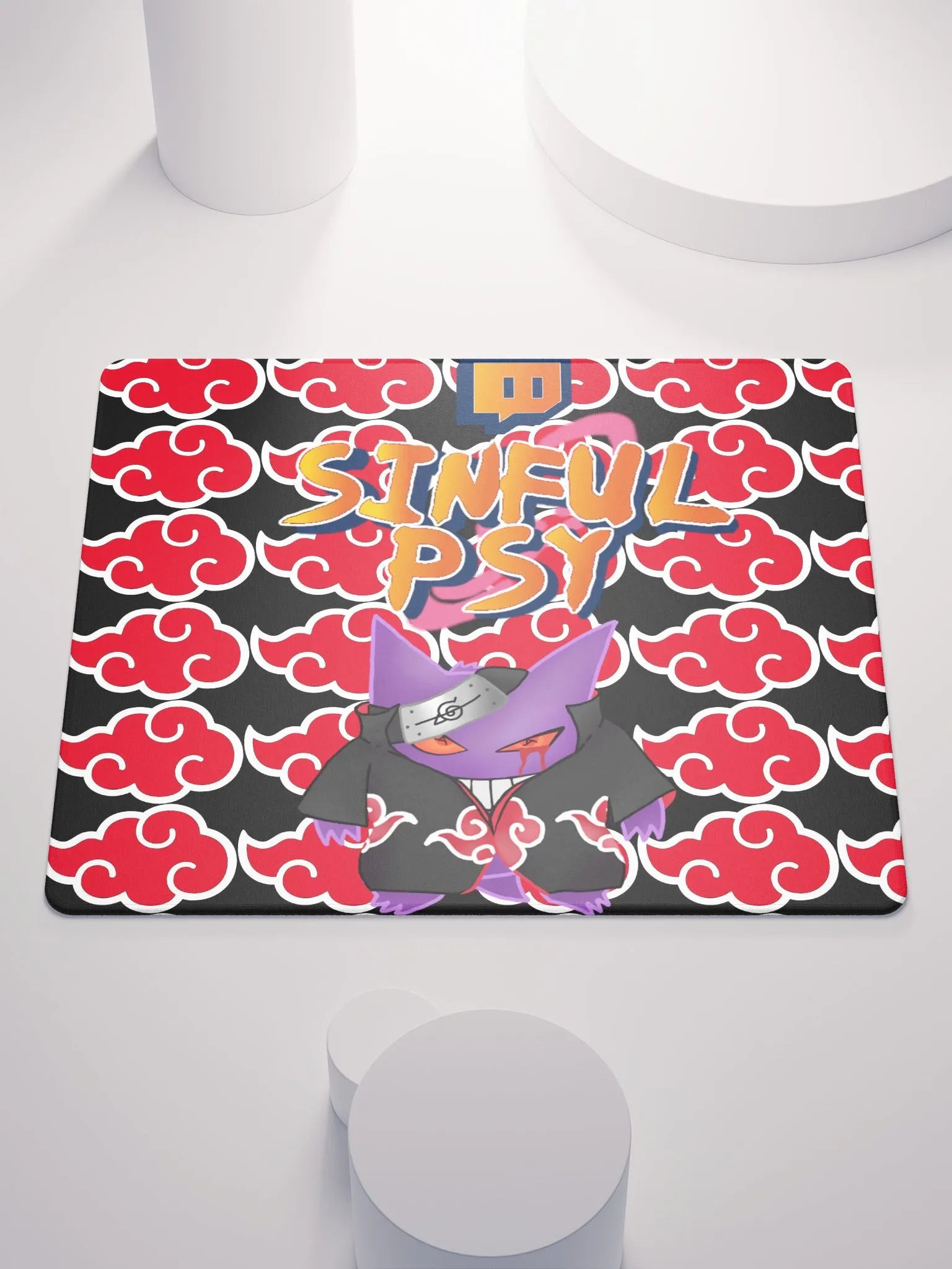 Akatsuki SinfulPsyTTV Logo Gaming Mouse Pad product image (1)