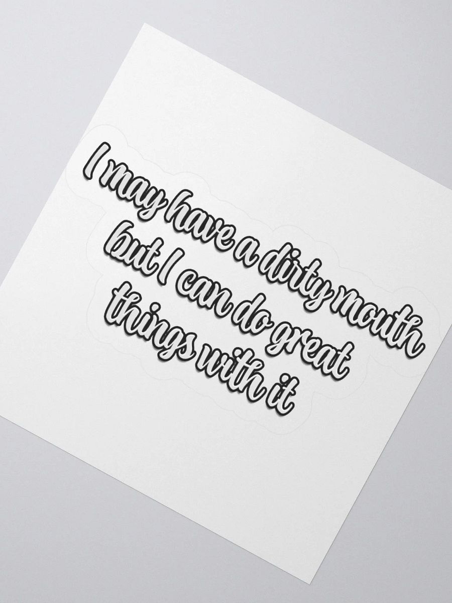 Dirty Mouth Sticker product image (6)