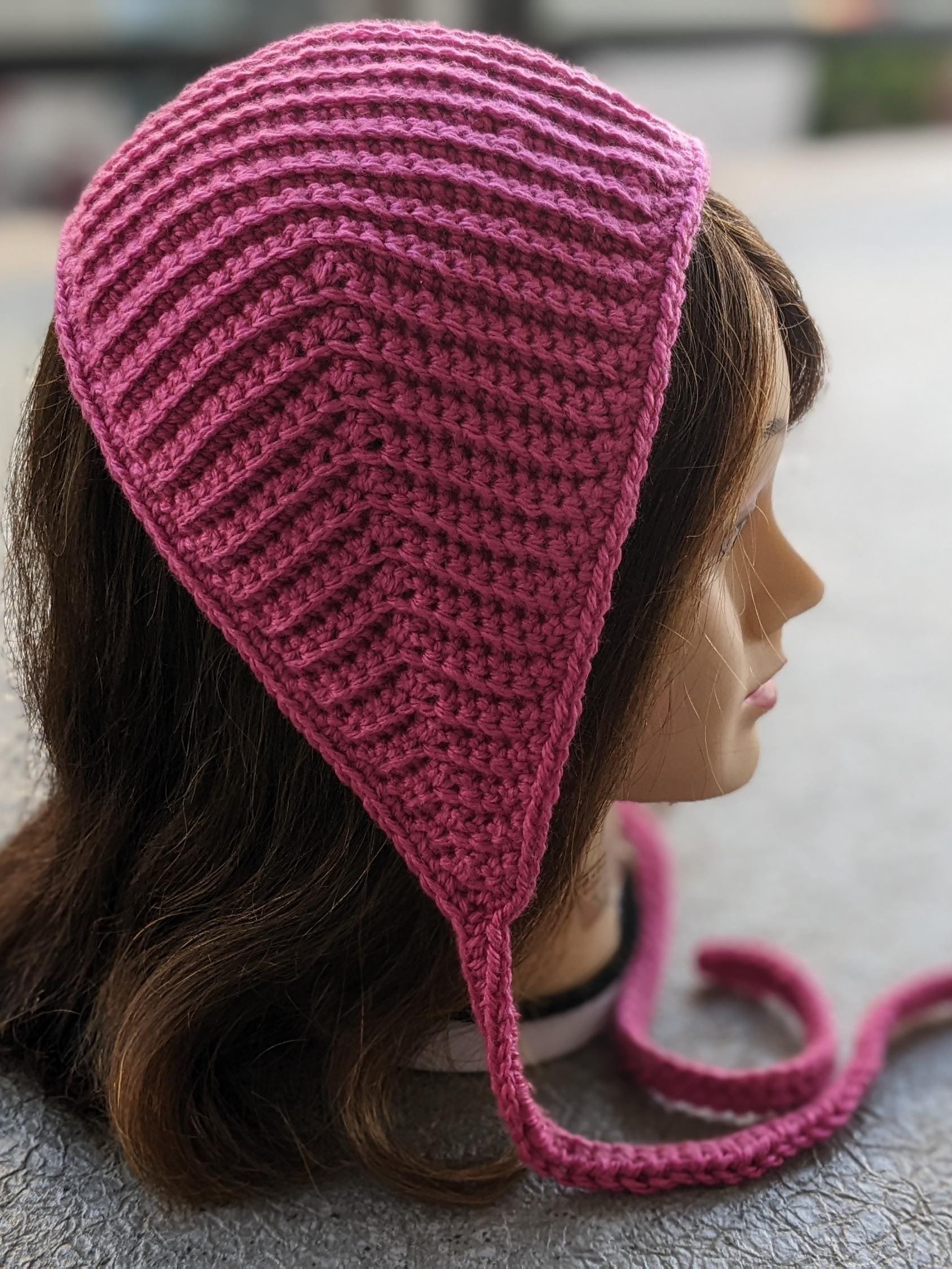 Crochet Bandana with Ties Pattern product image (4)