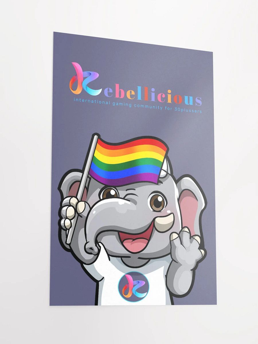Rebellicious Proud Rebelphant Poster product image (5)