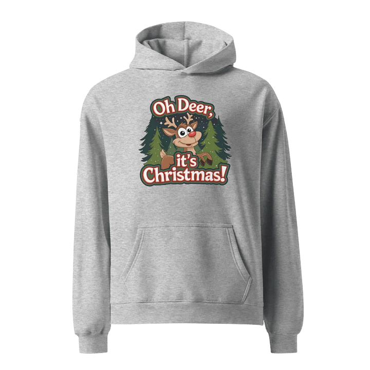 Festive Reindeer Christmas Hoodie product image (1)