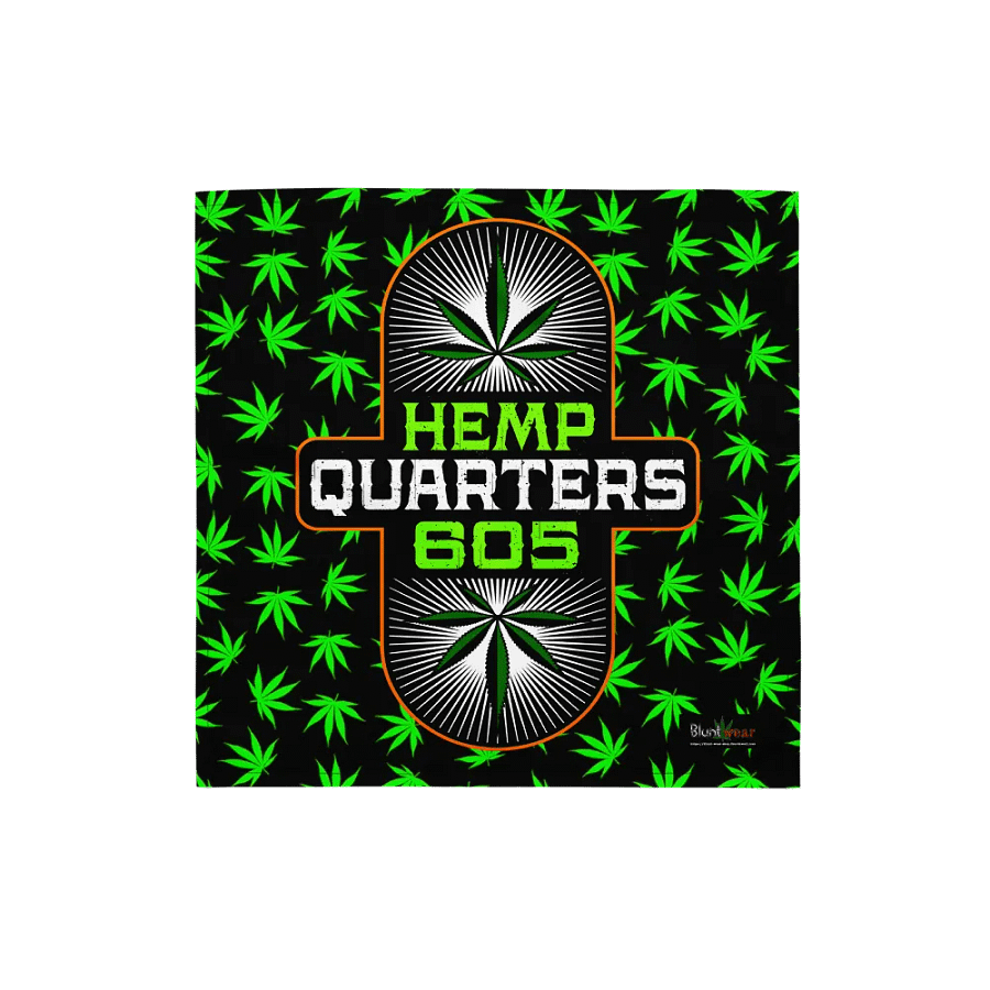 HempQuarters Green Bandana product image (1)