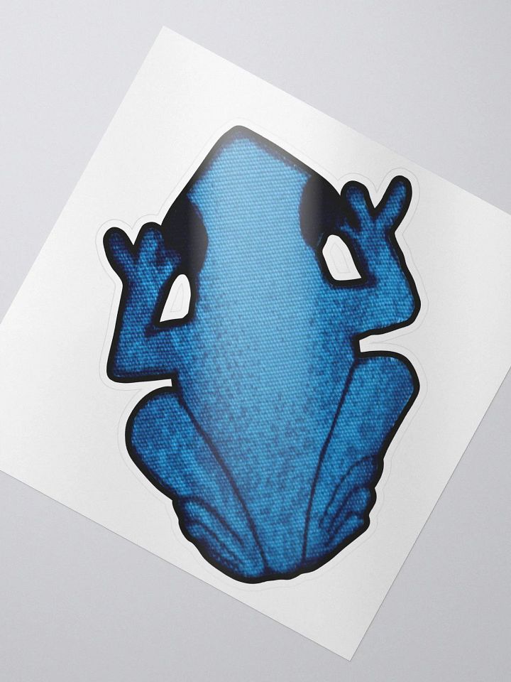 Big Frog Sticker in Cerulean product image (2)