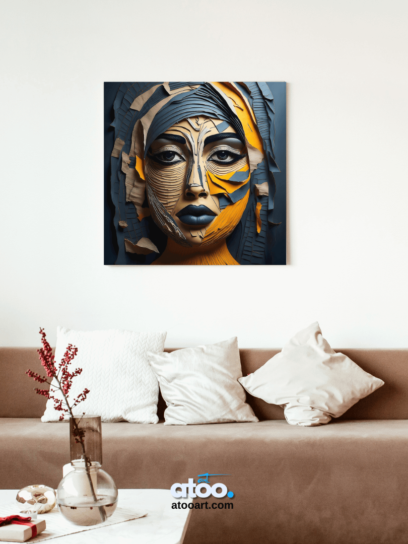 Paper Collection | Queen of Time | Canvas Art Painting product image (3)