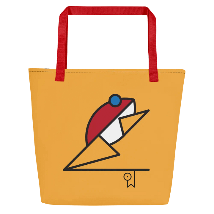 Bau Frog Icon / MO Tote Bag / Yellow product image (1)