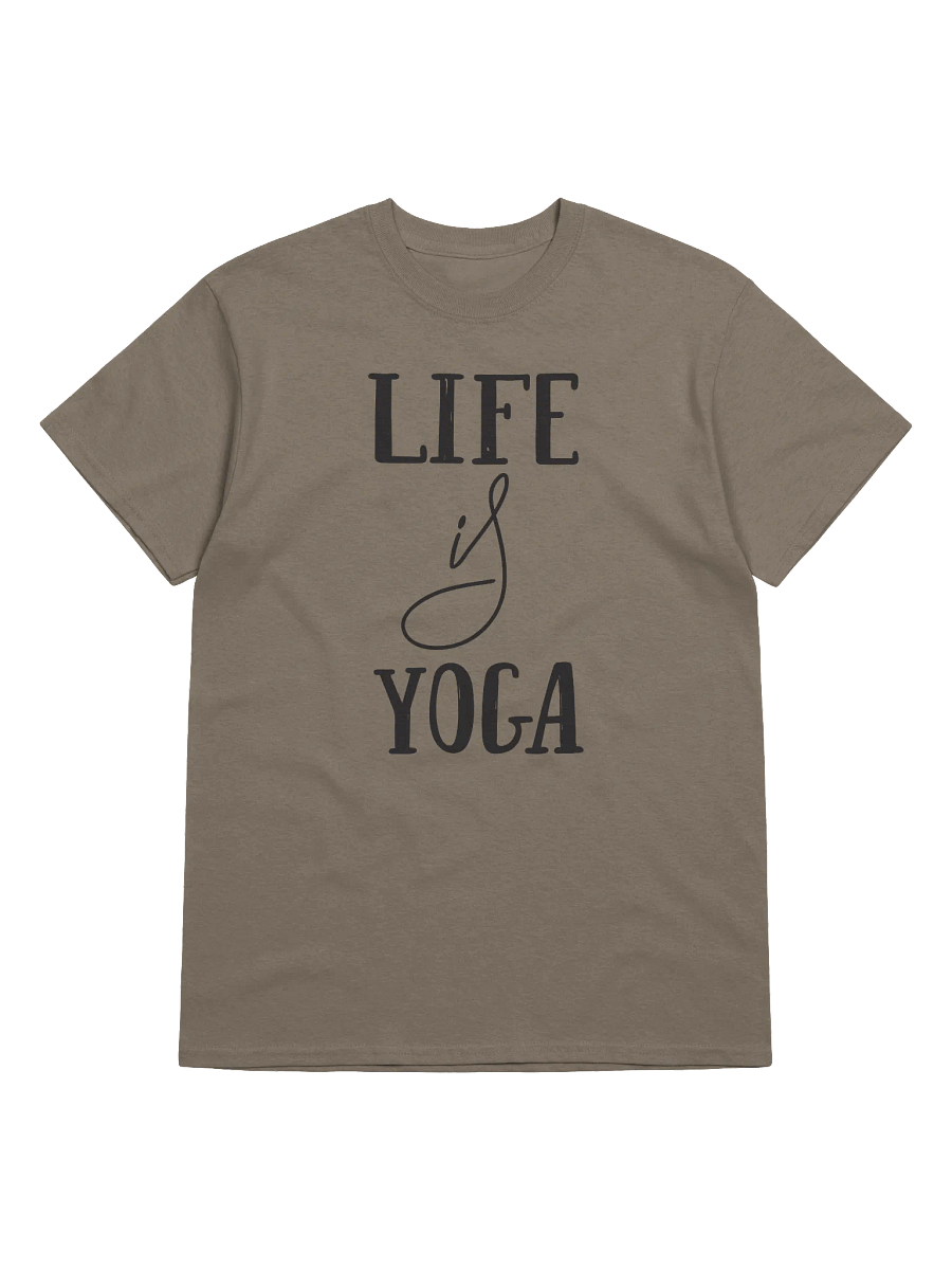 "Life is Yoga T-Shirt - Your Daily Mantra Wear" product image (1)