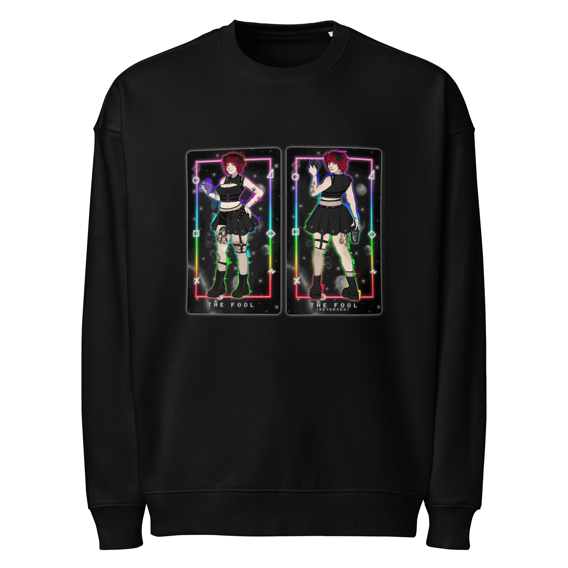 RAENBOU Celestial Fool Oversized Sweatshirt product image (1)