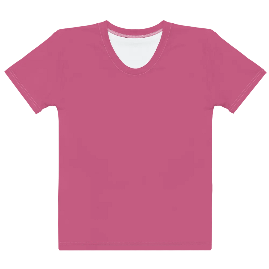 Plain Muted Blush Pink True Summer Women's Crewneck Polyester Heavyweight Premium T-Shirt by Treasure Pie product image (10)