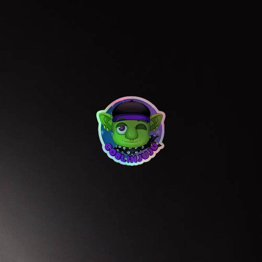 Holographic Star Struck GoblinJuju Sticker product image (2)