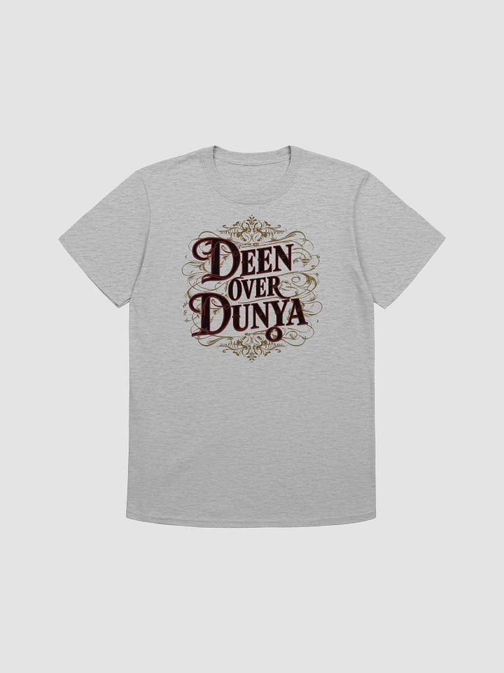 Deen Over Duniya - Faith and Life Balance Graphic Tee product image (1)