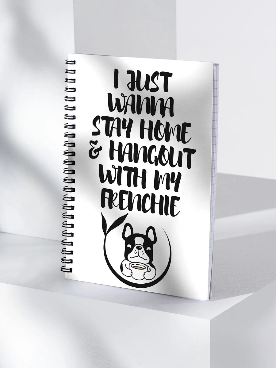 Notebook for Frenchie Lovers - Frenchie Enjoying Coffee product image (4)