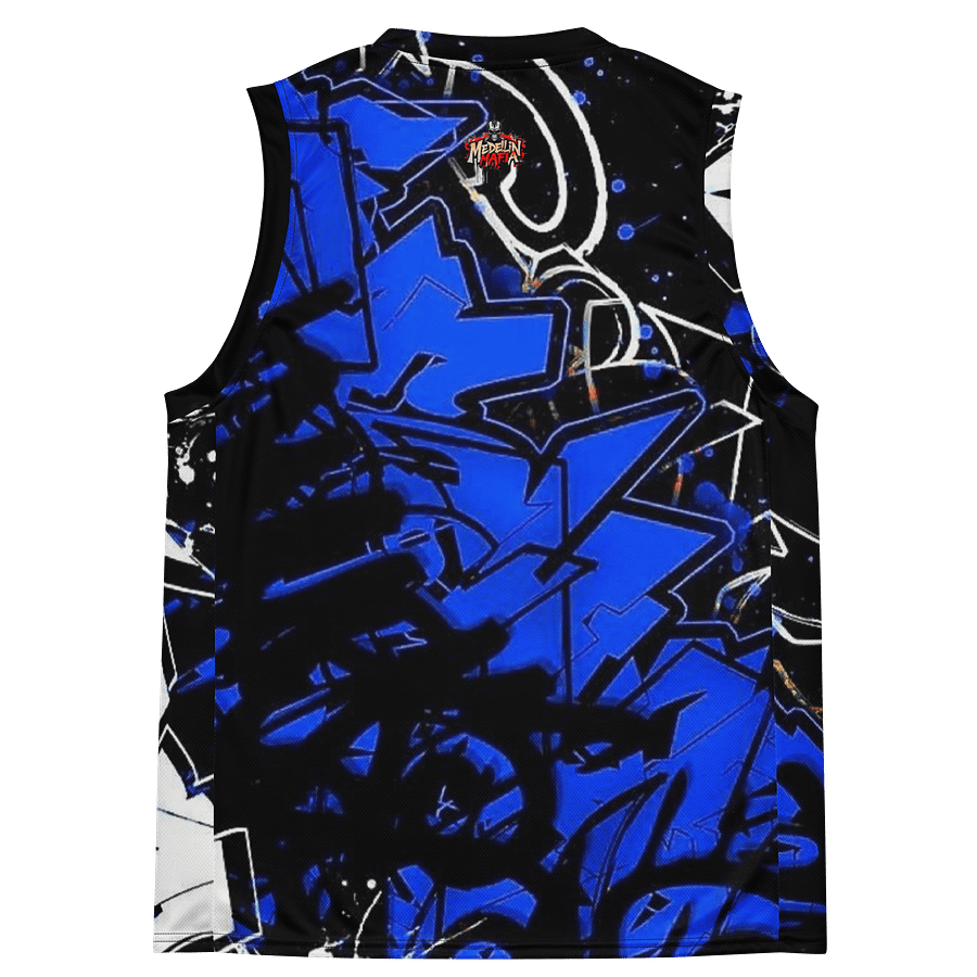 Urban Graffiti Basketball Jersey product image (6)