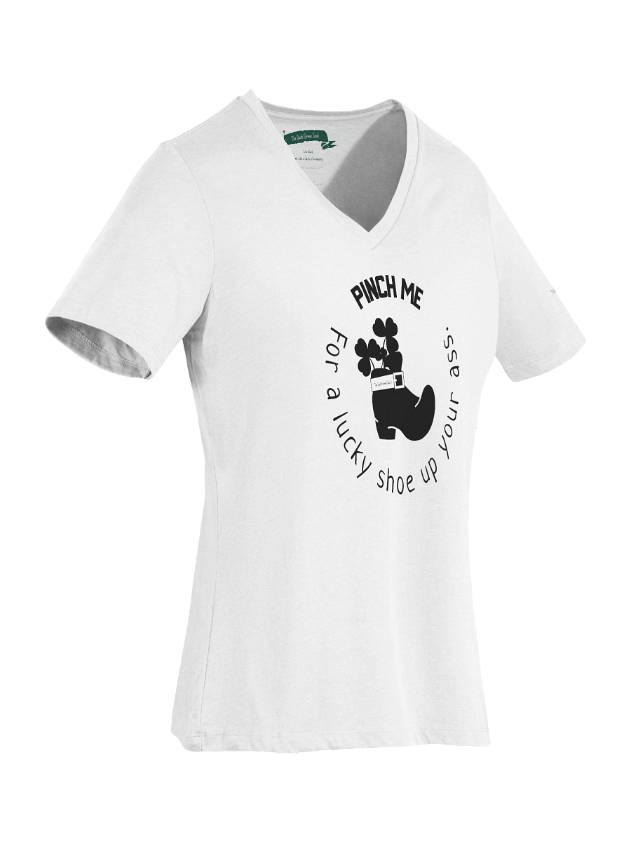 Lucky Shoe Black - Women's V-Neck Tee product image (3)