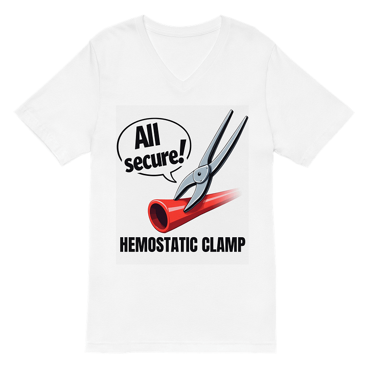 Secure Comfort Hemostatic Clamp T-Shirt product image (2)