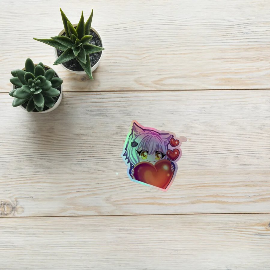 Koneko Heart Emote sticker product image (10)