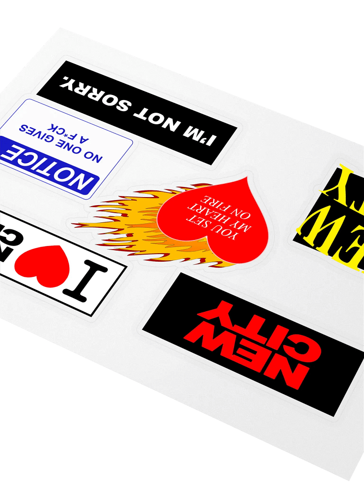 NEW CITY Sticker Sheet product image (2)