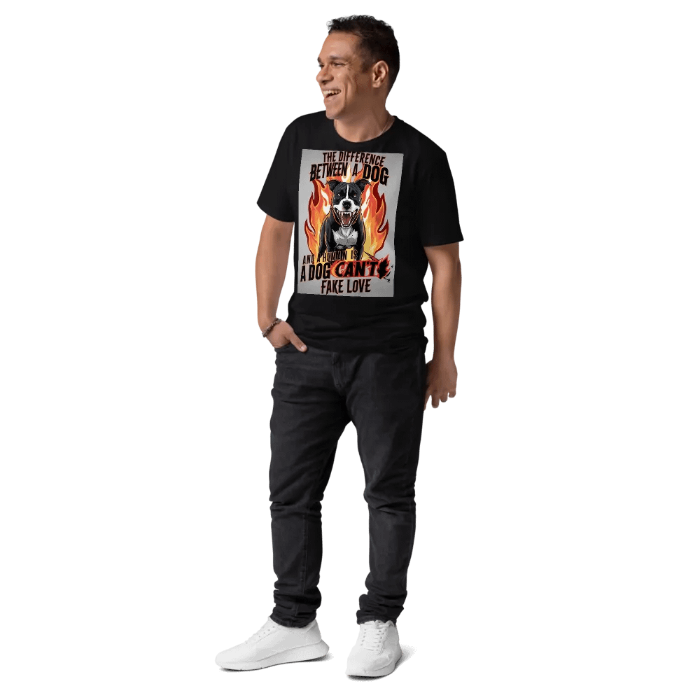 Flaming Love Dog Graphic T-Shirt product image (12)