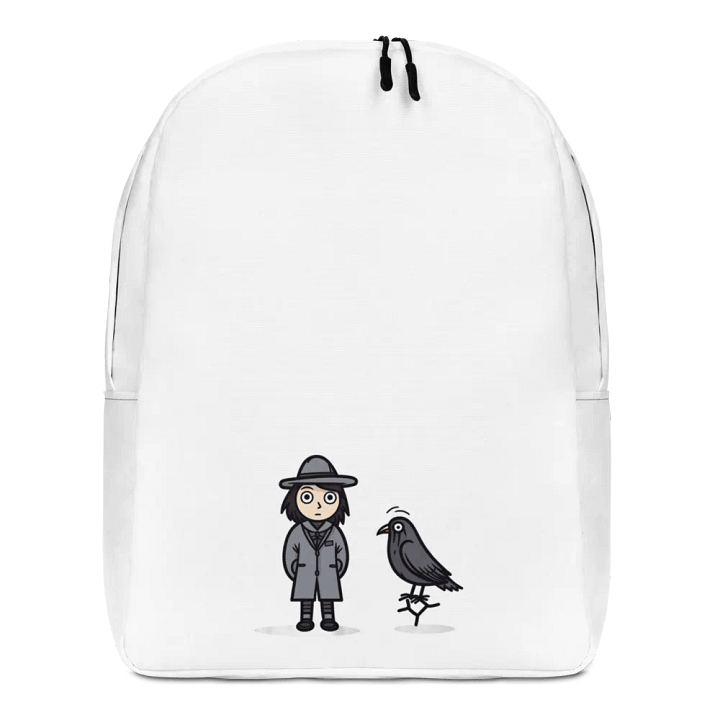 🎒 Crow Man & Companion Minimalist Backpack 🌟 product image (1)
