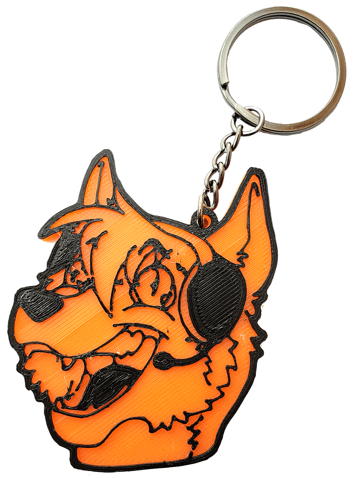 Derp Fox Keychain product image (1)
