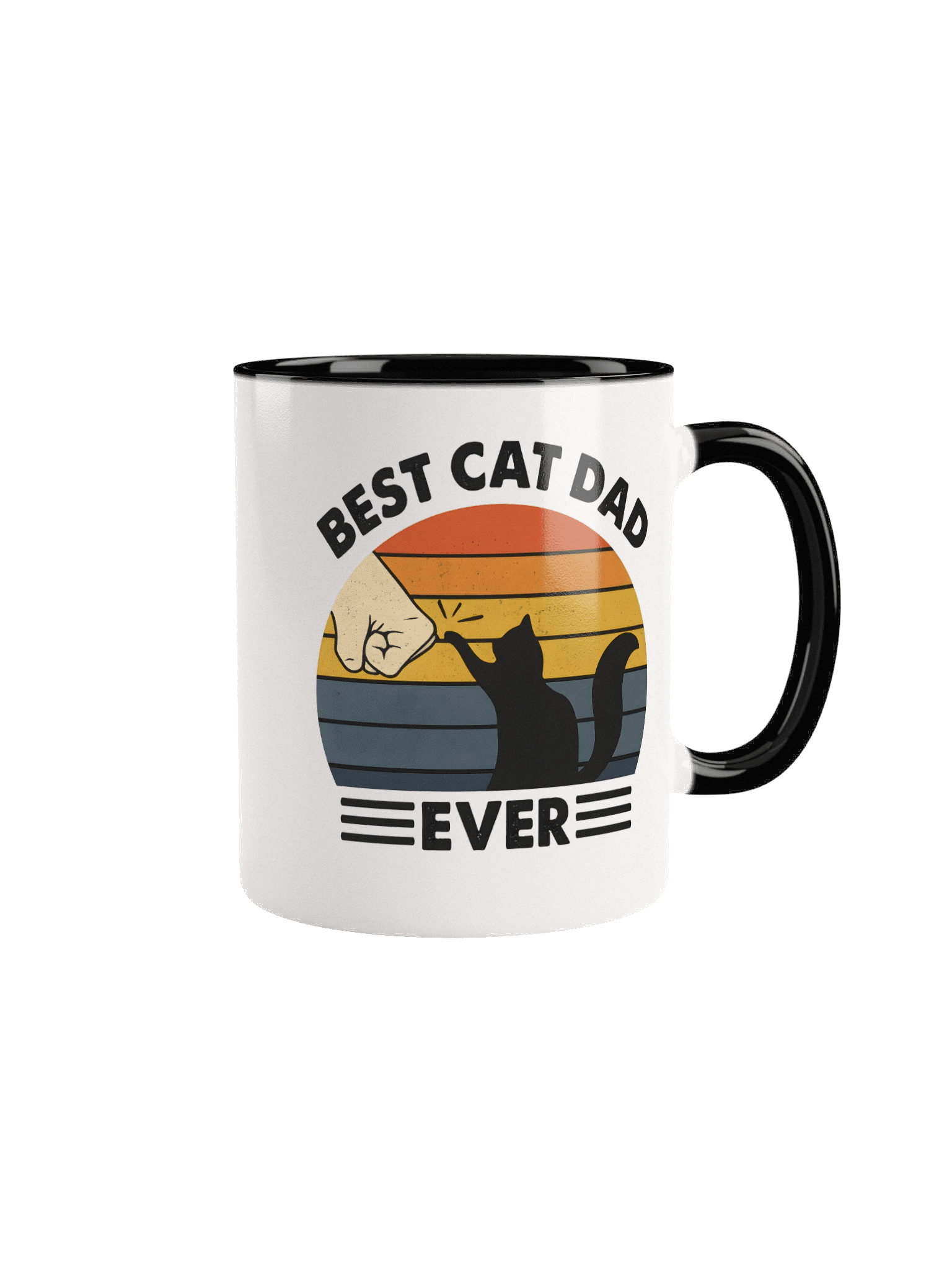 Best Cat Dad Ever Mug – Funny Cat Lover Gift for Men | Cat T-Shirts & Themed Gifts for Dad product image (9)
