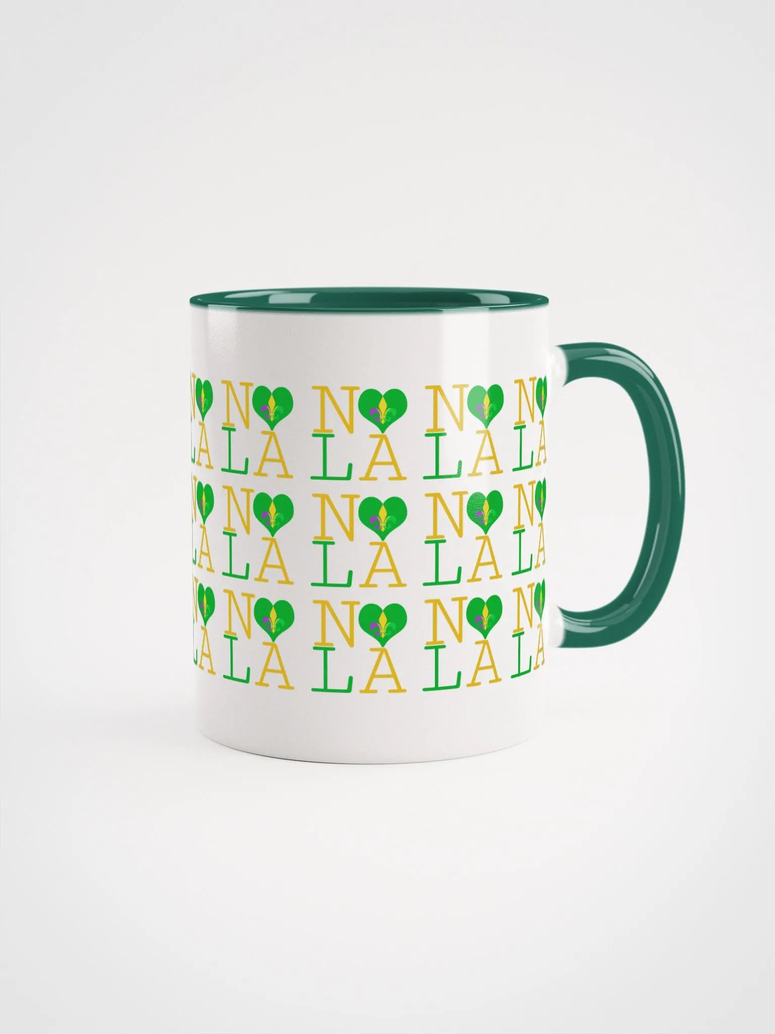 I LOVE NOLA **LEGACY COLOR MUG** (MARDI GRAS 2 INFINITY WALL) product image (1)