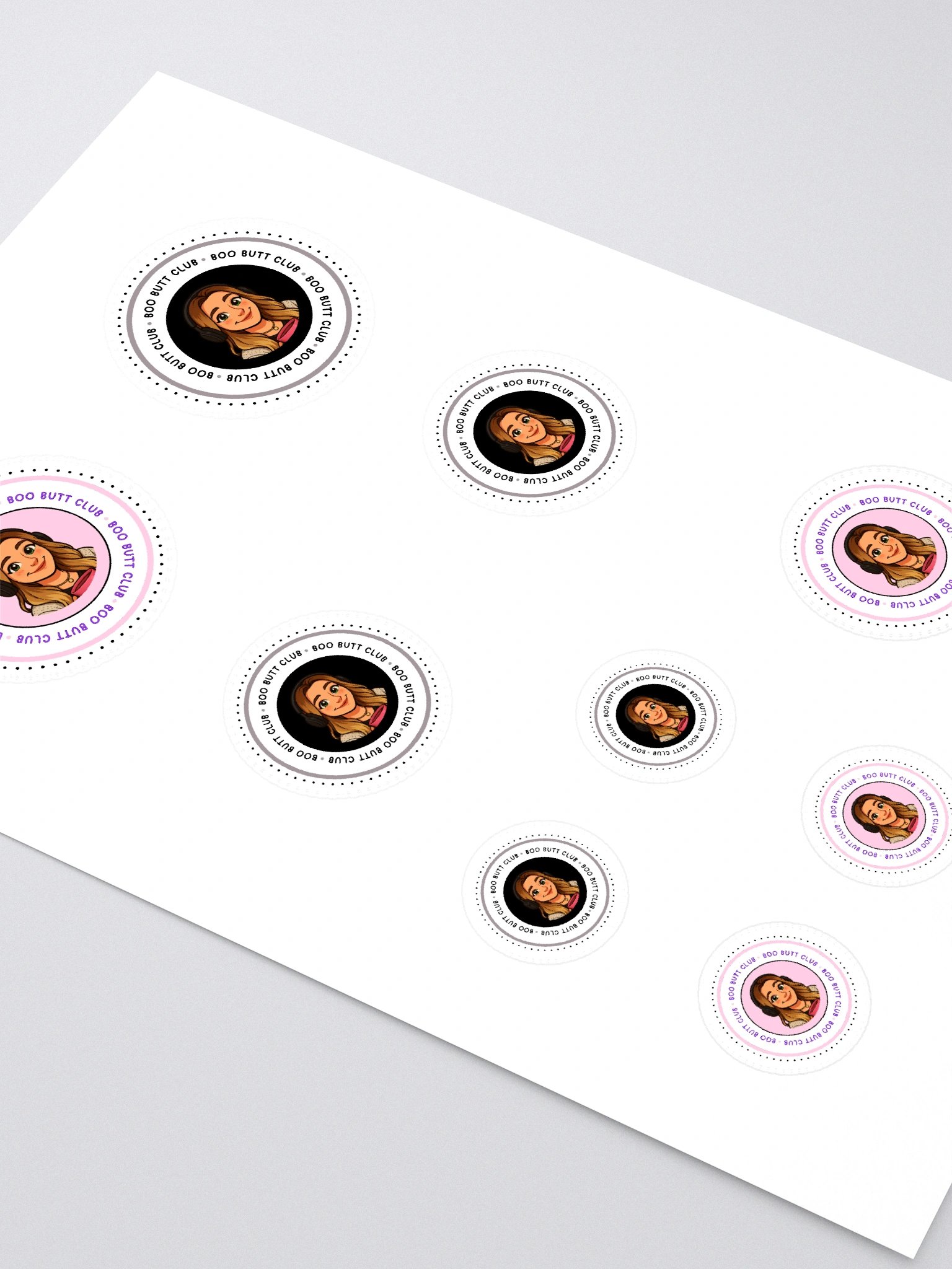 Boo Butt Club Stickers product image (2)