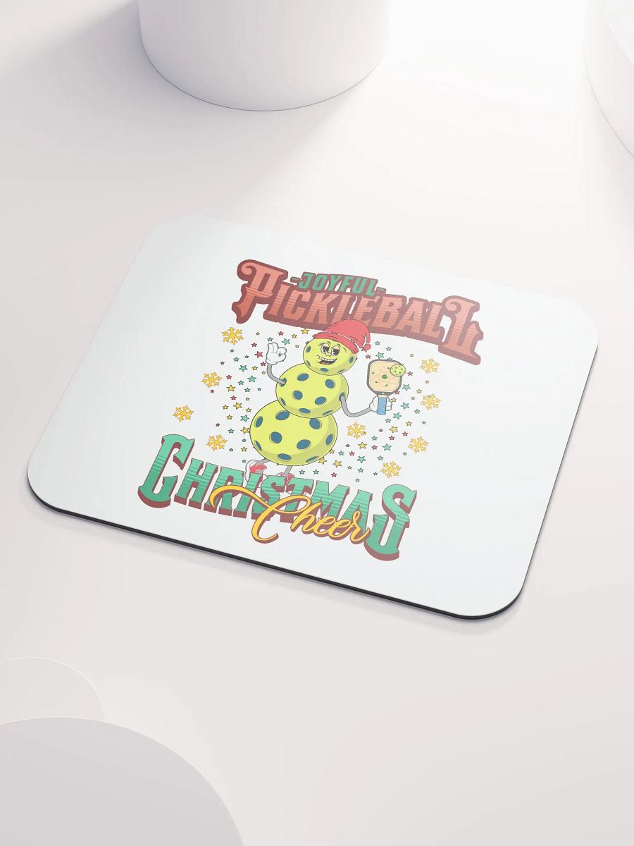 Joyful Pickleball Christmas Cheer Snowman Paddle Mouse Pad product image (3)