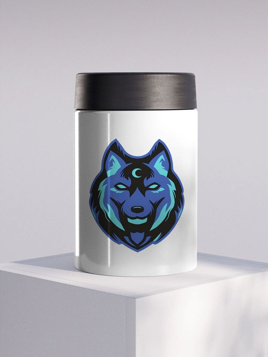 Lunar Wolf Stainless Steel Koozie product image (1)
