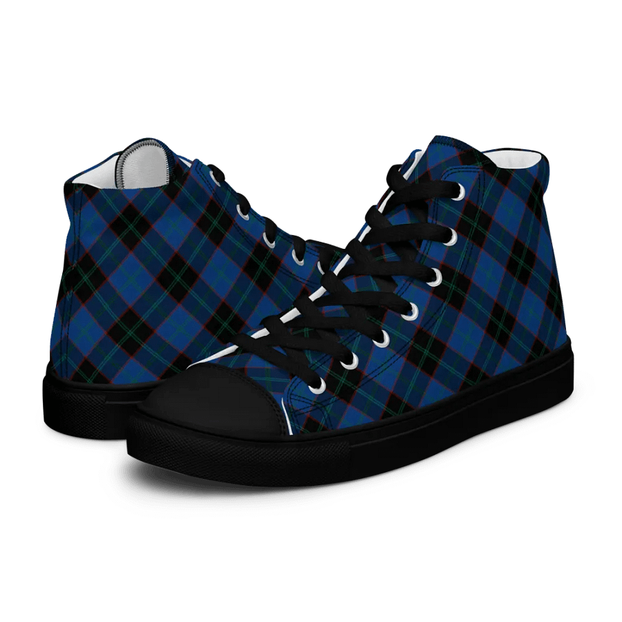 Hume Tartan Men's High Top Shoes product image (8)