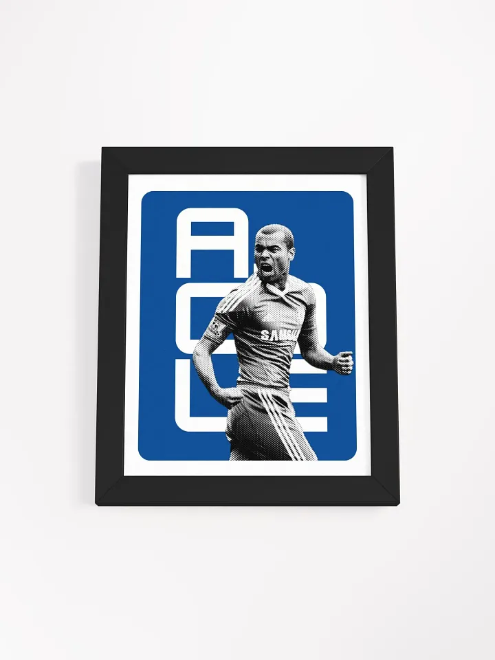 Ashley Cole BW Chelsea Name Art Framed Print product image (1)