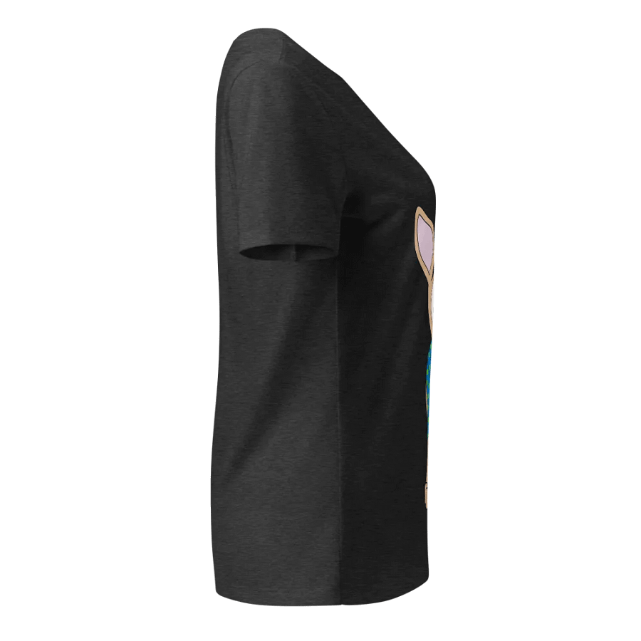 Curious Canine Women’s V-Neck Tee product image (3)