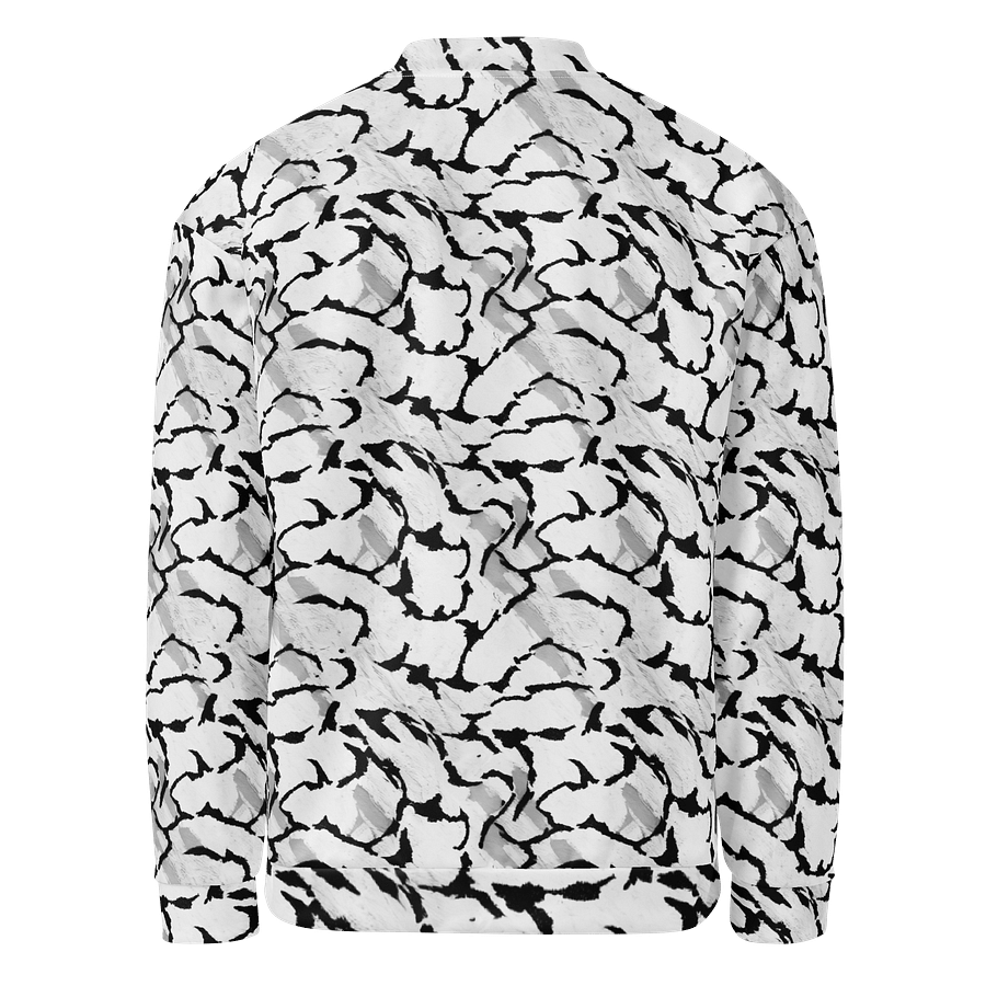 Black White Bomber Jacket product image (2)