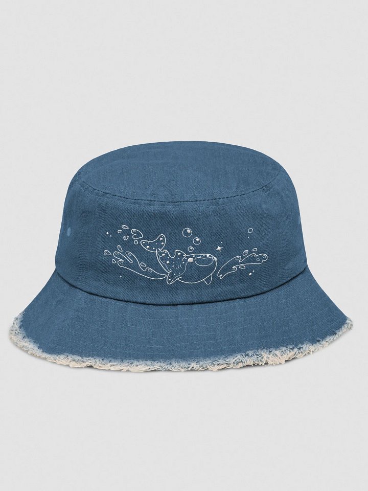 Whale shark - Underwater wonderland Denim Bucket Hat product image (1)
