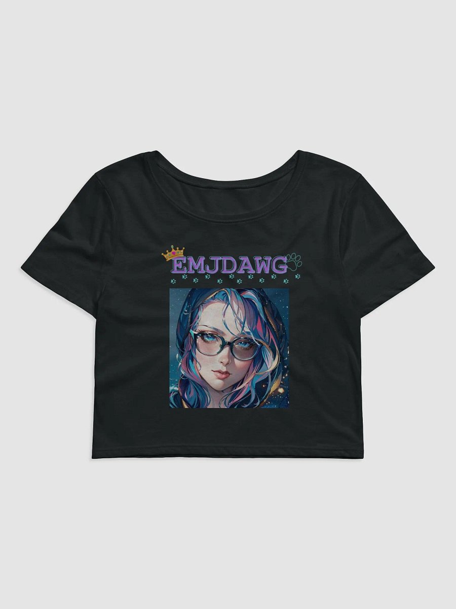EmJDawg Starry FaceOFF Crop Tee (w/Pupper Peekaboo) product image (1)