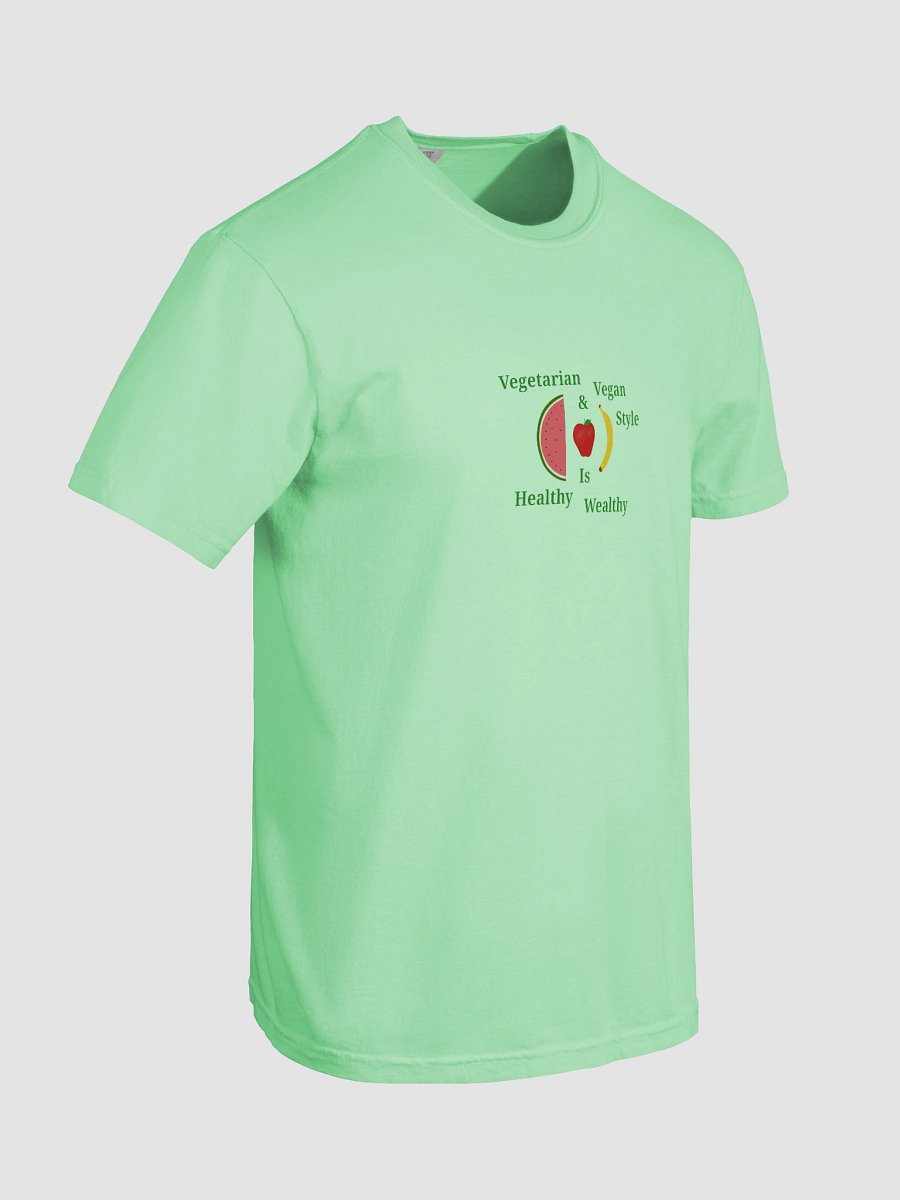 Healthy Wealthy Vegetarian & Vegan Tee product image (8)