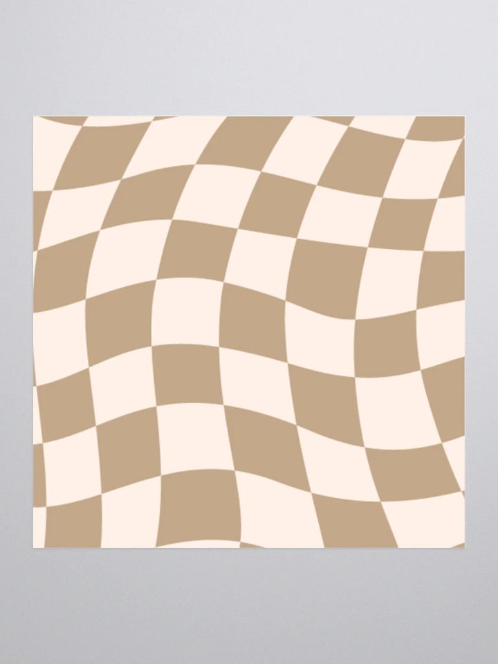Brown preppy area sticker product image (1)