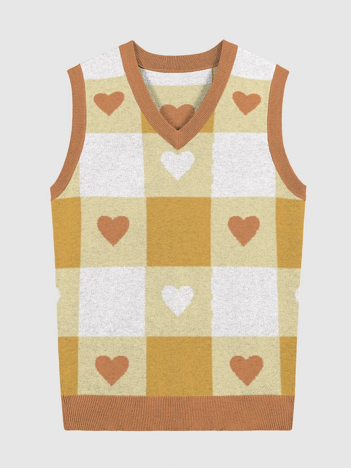 TeddyChan Plaid Vest - Yellow product image (1)