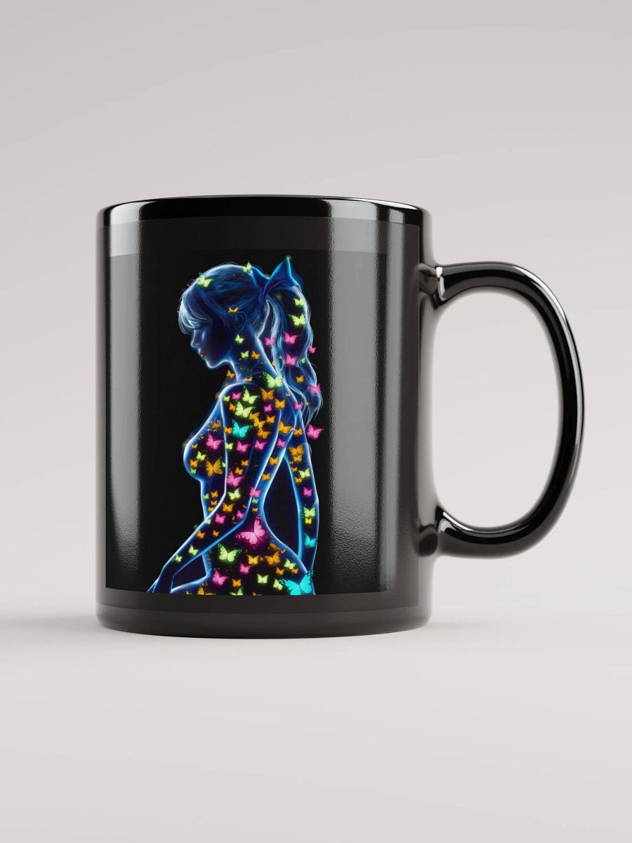 Neon Butterfly Ethereal Black Mug product image (1)