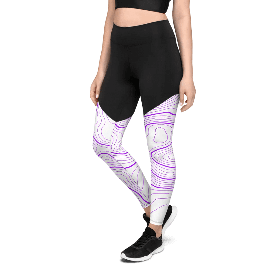 White Topography Leggings product image (3)