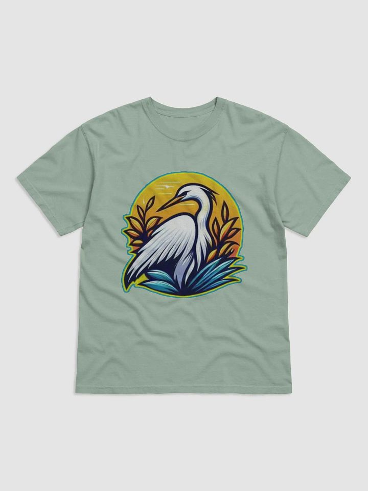 Egret Elegance Graphic T-Shirt product image (11)