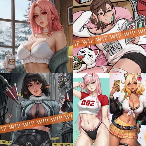 Here the main rewards of the December Patreon pack! If you join before December 1st, you will be able to get this pack once f...