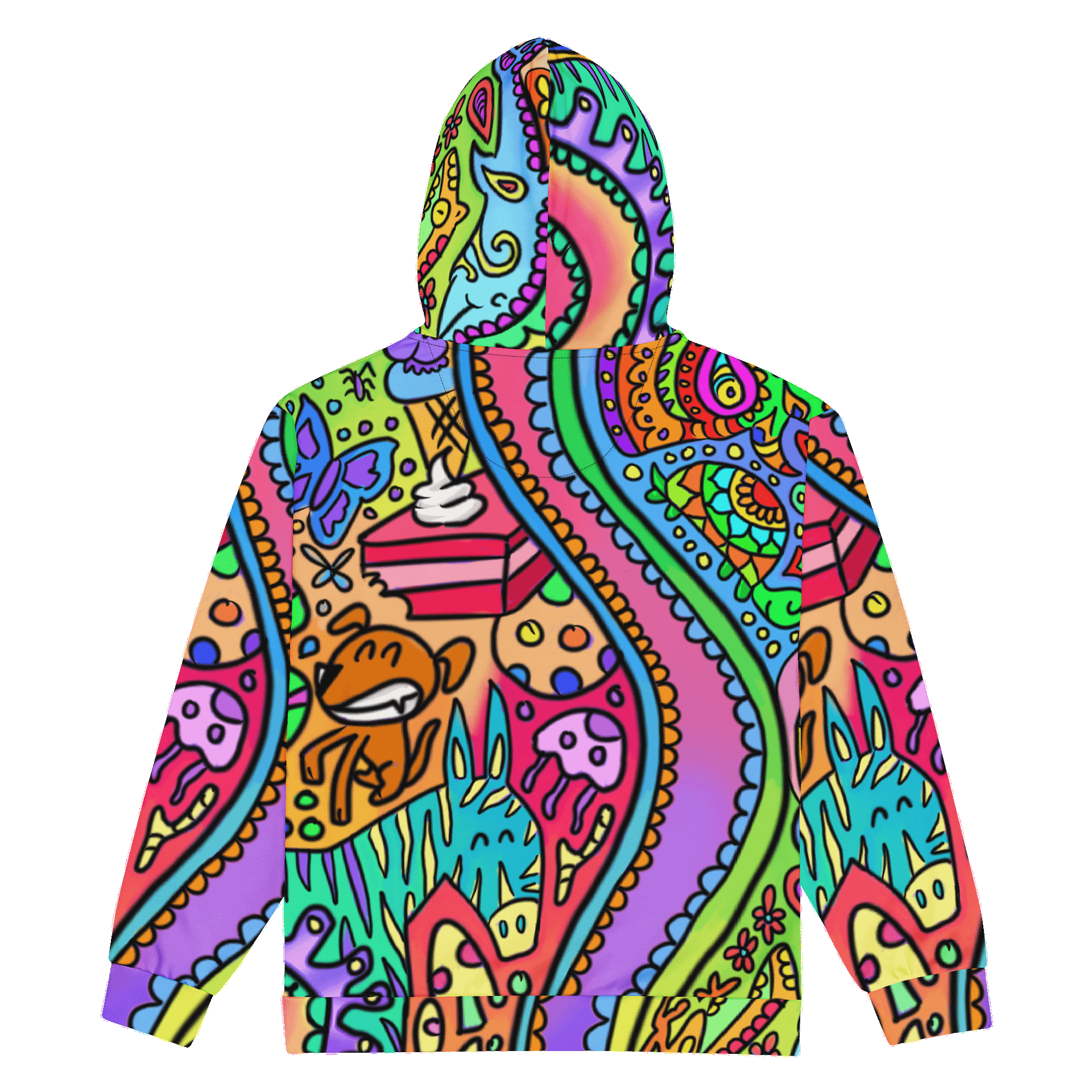 Trippy Zipper Hoodie product image (2)
