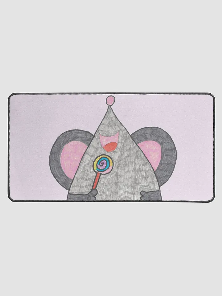 Lollipop mouse Desk Mat 15.5