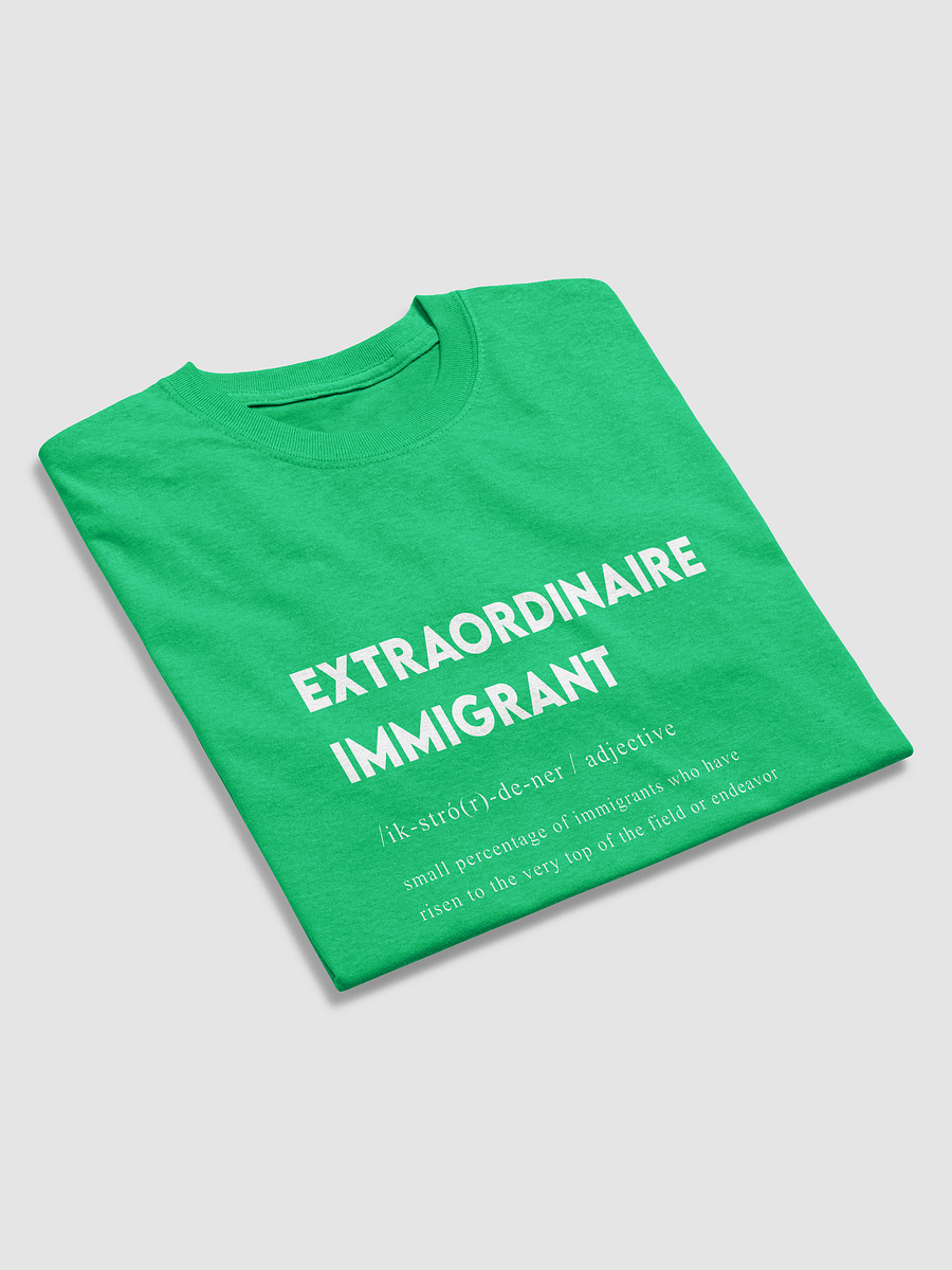 EXTRAORDINAIRE IMMIGRANT TSHIRT GREEN product image (3)