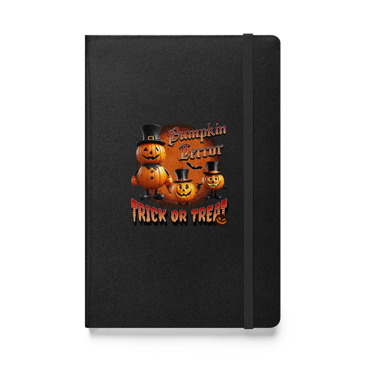 Pumpkin Terror Trick Or Treat Hardcover Notebook product image (1)
