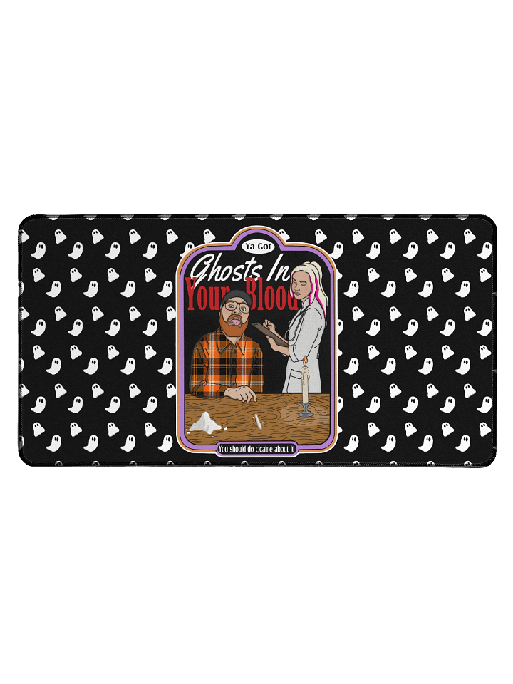 Ghosts In Your Blood Desk Mat product image (1)