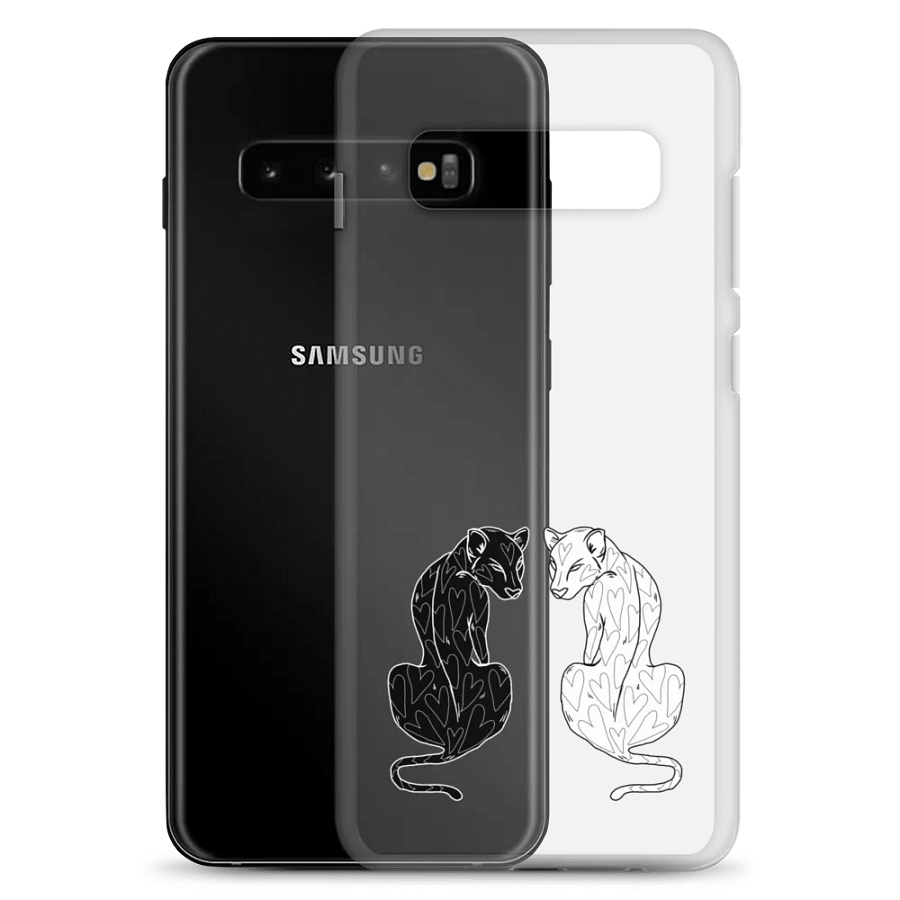 Yin n Yang Leopards Clear Phone Case S product image (8)