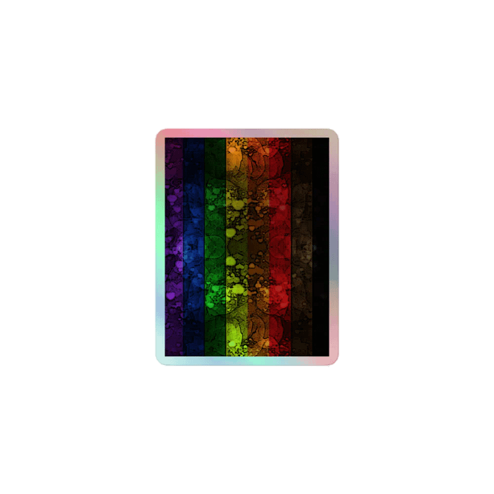 Philadelphia Pride Flag Sticker (Textured Variation) product image (1)