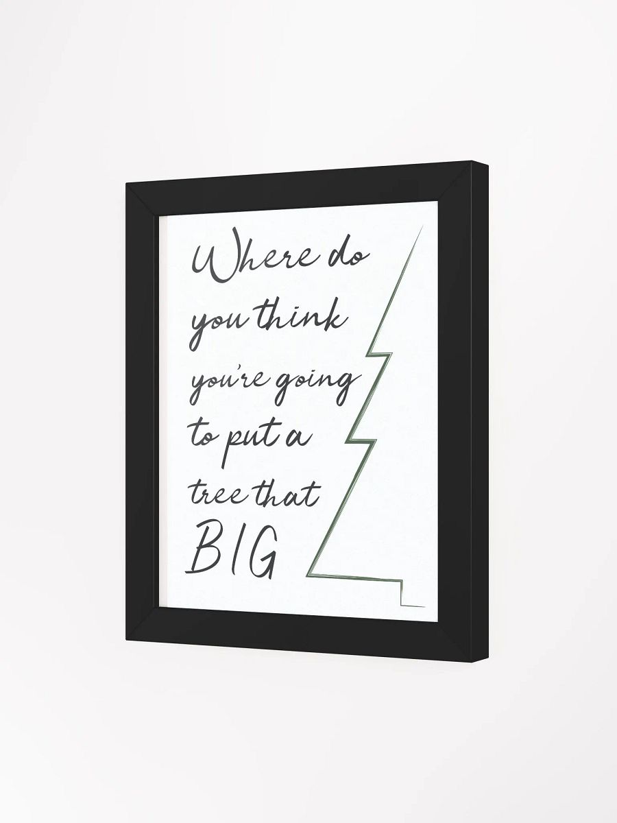 Where Do You Think You’re Going to Put a Tree That Big?” Wall Art product image (34)