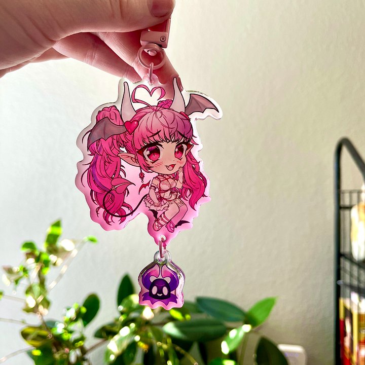 Ironmouse - Double Acrylic Keychain product image (1)